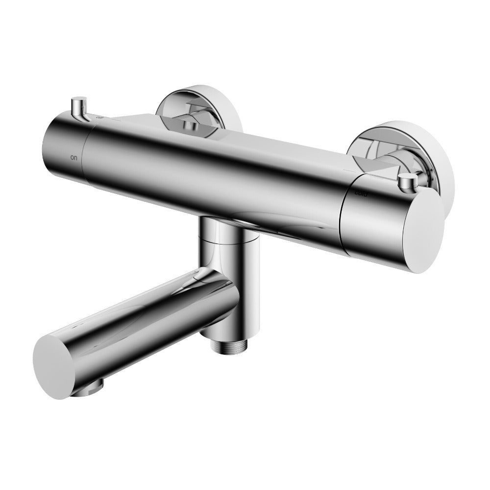 Cobber B020CR Thermostatic bath mixer with swing-away diverter spout