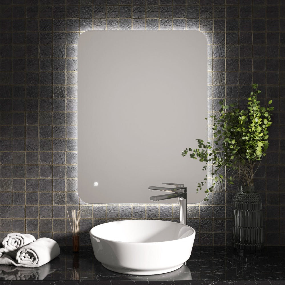 Gal MG086 Mirror 80 x 60 cm including indirect lighting and mirror heating IP44